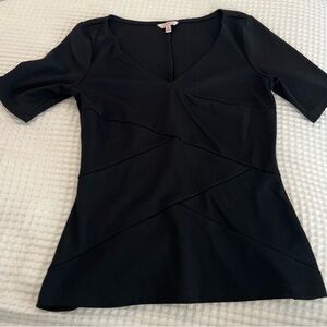 Candie's Black Short Sleeve Top